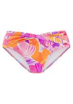 SUNSEEKER Bikinio kelnaitės purpurinė / oranžinė / balta