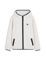 Tommy Jeans Flisinis džemperis kremo / juoda
