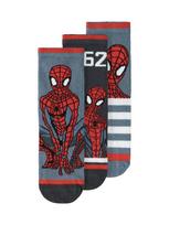 NAME IT Kojinės 'NMMMANDRES SPIDER' tamsiai mėlyna / mėlyna dūmų spalva / tamsiai raudona / balta