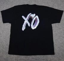 XO Black The Weeknd Unisex marškinėliai dydžiai S-4XL M gray