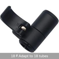 Keičiamos vaikščiojimo lazdos užrakto sagtis, lauko 14Mm/16Mm/18Mm žygio lazdos dalys 18 juoda
