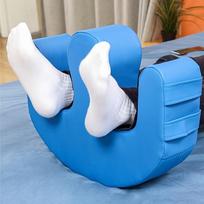 Memory Foam Bedroll Turning Pillow - Soft Support for Elderly & Bedridden, Easy Roll. Blue. mėlyna