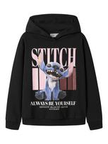 NAME IT Megztinis be užsegimo 'NKFADA STITCH' safyro / šokolado spalva / rožinė / juoda