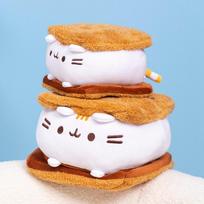 Mielas Gund Storas Katė Sumuštinis Katė Pliušinis Žaislas Pusheen Užkandžių Katė Serija Dovana Ins Lėlė 15cm orange