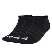 ADIDAS PERFORMANCE Sportinės kojinės 'THIN&LIGHT NO SHOW SOCKS 3 PAIR' antracito spalva / juoda / balta