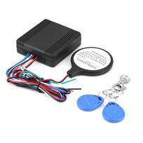 Akozon RFID Immobilizer + Car Alarm Anti-theft System for Bike ID Card Motorcycle Card Shown as Picture juoda