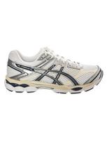 ASICS SportStyle Sportbačiai be auliuko 'Gel-Cumulus 16' dramblio kaulo / tamsiai mėlyna / sidabrinė / balta
