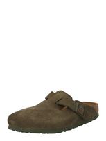 BIRKENSTOCK Šlepetės 'Boston' tamsiai žalia