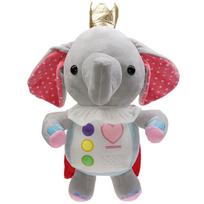 Non-Toxic It Takes Two New Plush Stuffed Animals Hobby Collectibles Toys Soft Cute Gift Children Baby Elephants Crown About 17 cm white