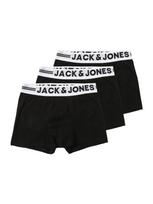 Jack & Jones Junior Apatinės kelnaitės juoda / balta