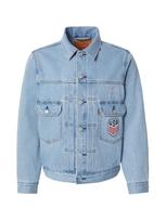 LEVI'S ® Demisezoninė striukė 'U.S. Soccer Type II' tamsiai mėlyna / šviesiai mėlyna / raudona / balta