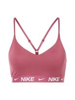 NIKE Sportinė liemenėlė 'INDY' rausvai raudona / balta