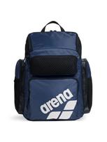 ARENA Sportinė kuprinė 'ONE GO BACKPACK 45L' tamsiai mėlyna / juoda / balta