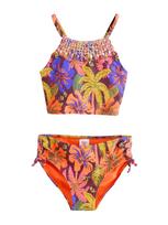 Next Bikinis indigo spalva / šviesiai žalia / baklažano spalva / oranžinė
