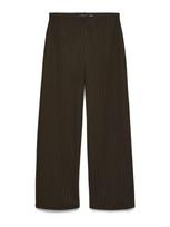 Vero Moda Maternity Kelnės 'VMMBerlin' šokolado spalva / balta