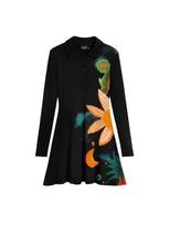 Desigual Suknelė mėlyna / žalia / oranžinė / juoda