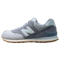 New Balance Unisex 574 Minimalist Breathable Comfort Low Top Daily Casual Running Sneakers Light Blue ML574SEB 39.5 gray