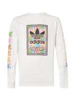 ADIDAS ORIGINALS Marškinėliai 'CARE BEAR' šviesiai mėlyna / šviesiai žalia / juoda / balta