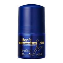 Vyriškas antiperspirantas SADOER Antiperspirant Dry nešiojamas kvapnus kūno losjonas su vaikščiojančiomis granulėmis Refreshing Ocean 50ml blue