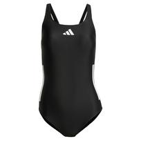 ADIDAS PERFORMANCE Sportinis maudymosi kostiumėlis '3-Stripes C-Back' juoda / balta