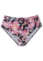 SUNSEEKER Bikinio kelnaitės pastelinė mėlyna / rožinė / juoda / balta