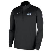 Nike NBA Los Angeles Clippers Stand Collar Long Sleeve Warm Up Training Jersey Player Edition Unisex jersey HQ6291-010 L black