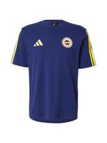 ADIDAS PERFORMANCE Sportiniai marškinėliai 'DNA' tamsiai mėlyna / geltona / kario spalva / balta