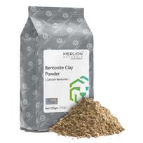 Merlion Naturals Bentonite Clay Powders | Calcium bentonite | 200gm / 7 OZ gray