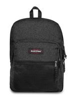 EASTPAK Kuprinė 'Pinnacle' pilka / raudona / juoda / balta