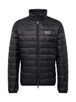 EA7 Emporio Armani Žieminė striukė juoda / balta