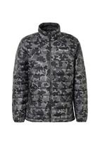 COLUMBIA Laisvalaikio striukė 'Powder Lite™ II' pilka / bazalto pilka / tamsiai pilka / juoda