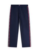 Tommy Jeans Kelnės 'JAIMIE' tamsiai mėlyna / raudona / balta