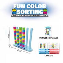 Stacking Game Party for Kids & Adults Tabletop Stacking Challenge Colorful Ring Tower Game Great Fun for Family Interactive Play gray