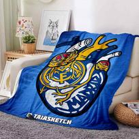 Ronaldos Legacy Al Nassr Blankets Flannel Printed Breathable Warm Throw Blanket for Home Office Bedspreads 0708a140 75cmx90cm