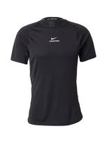 NIKE Sportiniai marškinėliai 'NPT' juoda / balta