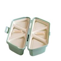 6 Grid Onigiri Mold Bento Box Style Sushi Mold New Triangle Rice Ball Molds  Sushi Making white