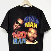 Method Man Redman Rap Tee how high vintage 90 hip hop graphic t-shirt streetwear L brown