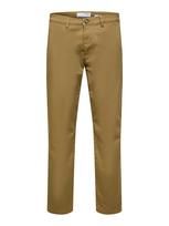 SELECTED „Chino“ stiliaus kelnės 'New Miles' karamelės