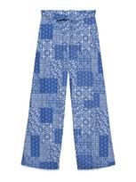 VERO MODA Kelnės 'VMDICTHE' mėlyna / balta