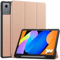 Coque For Lenovo Idea Tab 11 TB336FU Case With Pen Holder Magnetic Leather Fold Smart Cover For Xiaoxin Pad 11 TB335FC Case Xiaoxin Pad 11 2025 pilka spalva