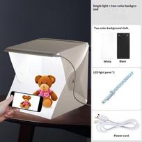High-Quality Portable LED Photo Studio Tent with Foldable Design for Photography Enthusiasts A1 2Colors gray