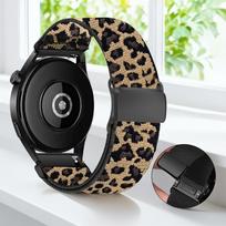 Nylon Watch Band for Garmin Fenix 7 8 Forerunner 965 255S Venu 2 3S Huawei GT6 GT5 GT 18mm 20mm 22mm Sport Strap Correa Pulseira 18mm leopardo rašto spalva