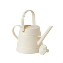 Watering Can with Long Spout Lightweight Spray Rose Vessel Cream White
