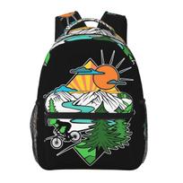 Mountain Bike Cycle Downhill Mount MTB Backpacks Boys Girls Bookbag Students School Bags Cartoon Laptop Rucksack Shoulder Bag One Size
