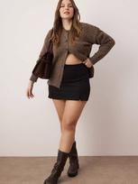 Trendyol Curve Sijonas juoda