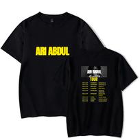Ari Abdul Merch Marškinėliai Change tour Merch Šaunus spaudinys Viršutiniai drabužiai vyrams ir moterims Streetwear L black