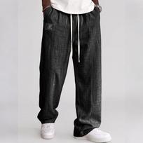 Men's Knit Long Pants, Casual Versatile, for Everyday Wear L juoda