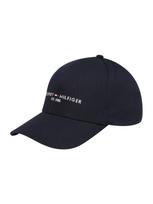 TOMMY HILFIGER Kepurė nakties mėlyna / ugnies raudona / balta