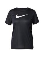 NIKE Sportiniai marškinėliai juoda / balta