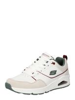 SKECHERS Sportbačiai be auliuko 'Uno - Retro One' rusvai pilka / žalia / tamsiai raudona / balta